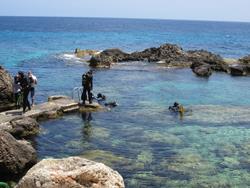 Malta shore diving.